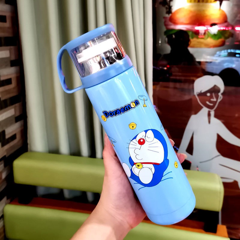 Thermos Cup Girl Cute Student Phiên bản trẻ em đơn giản của Hàn Quốc ấm đun nước inox 304 xu hướng cốc 24 giờ nam