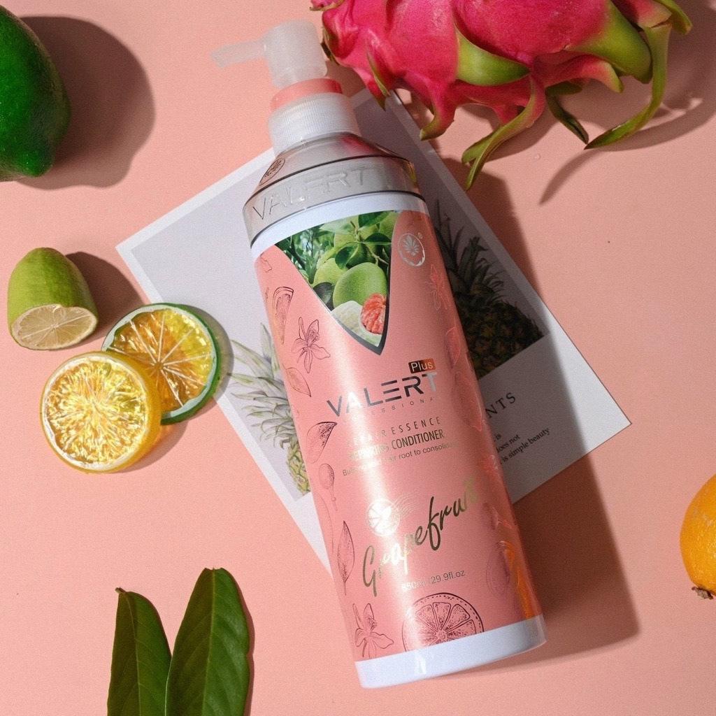 Combo Dầu Gội Xả Bưởi Chống Rụng, Kích Mọc Tóc Valert Grapefruit 850ml