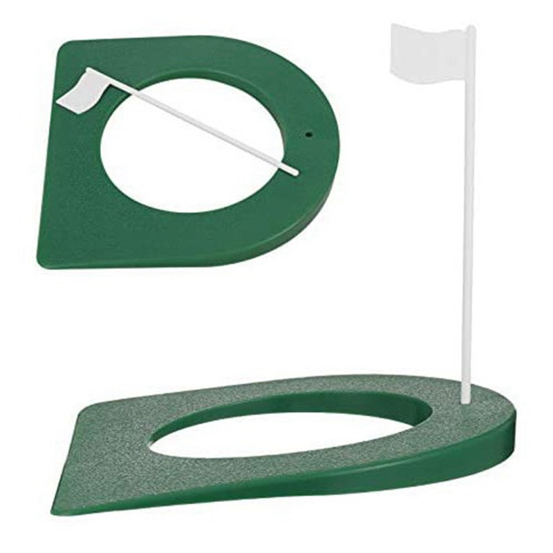 Set 2 Cốc Giữ Bóng Golf Kèm Cờ Hỗ Trợ Luyện Tập