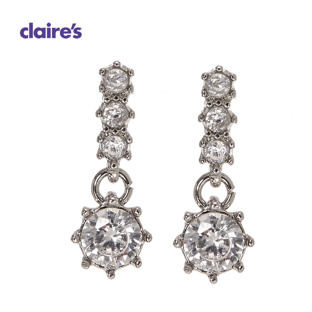 Đôi khuyên tai mỹ ký Claire's hàng xuất USA