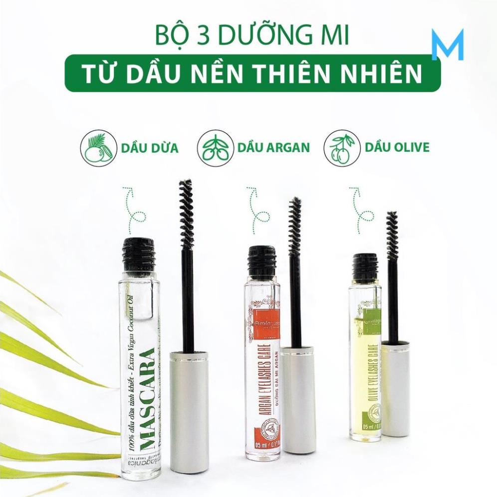 Mascara Dưỡng Mi Dầu Dừa Nguyên Chất Kích Thích Mi Mọc Dày & Dài Hơn MILAGANICS 5ml (Tuýp) a8