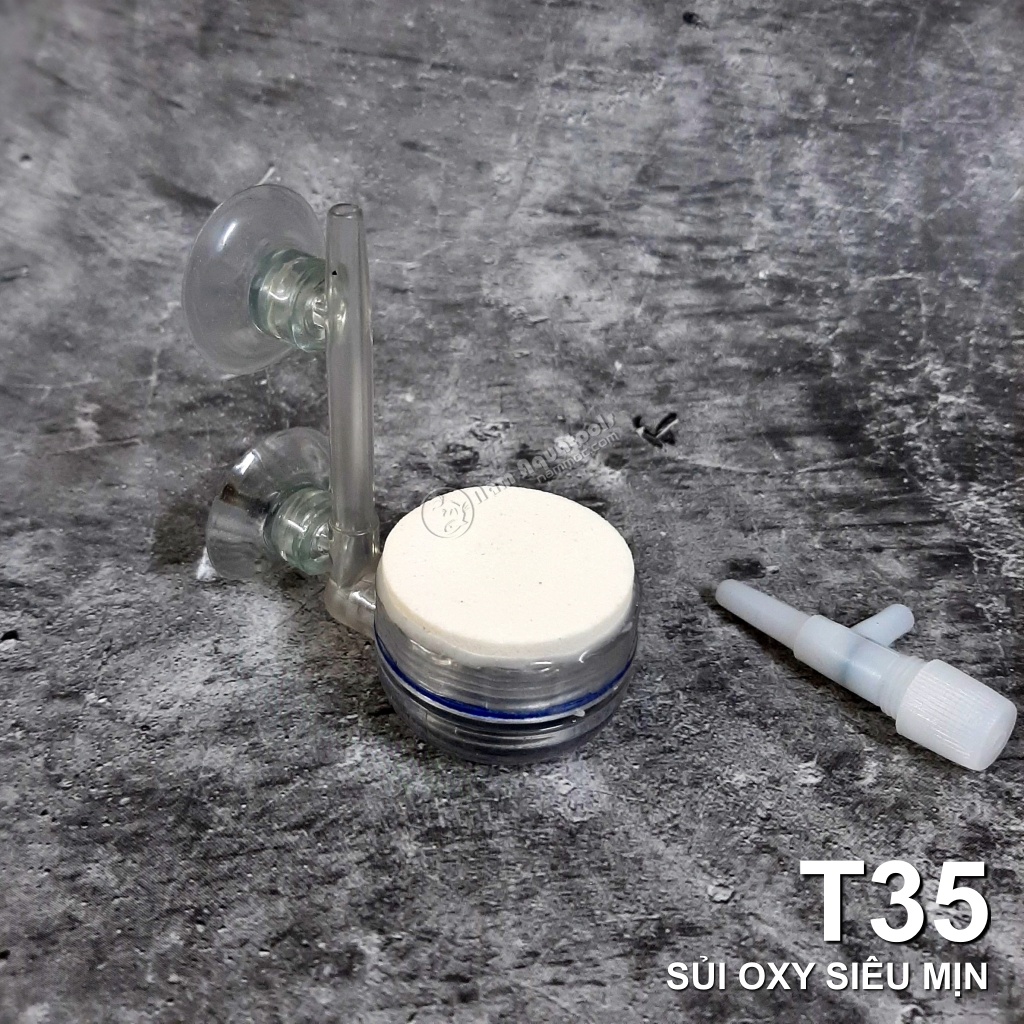 Đĩa Sủi Oxy Acrylic Siêu Mịn | Air Diffuser T35