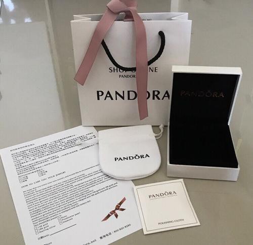 Pandora Vòng Đeo Tay Màu Vàng Hồng Xinh Xắn Cho Ngày Valentine