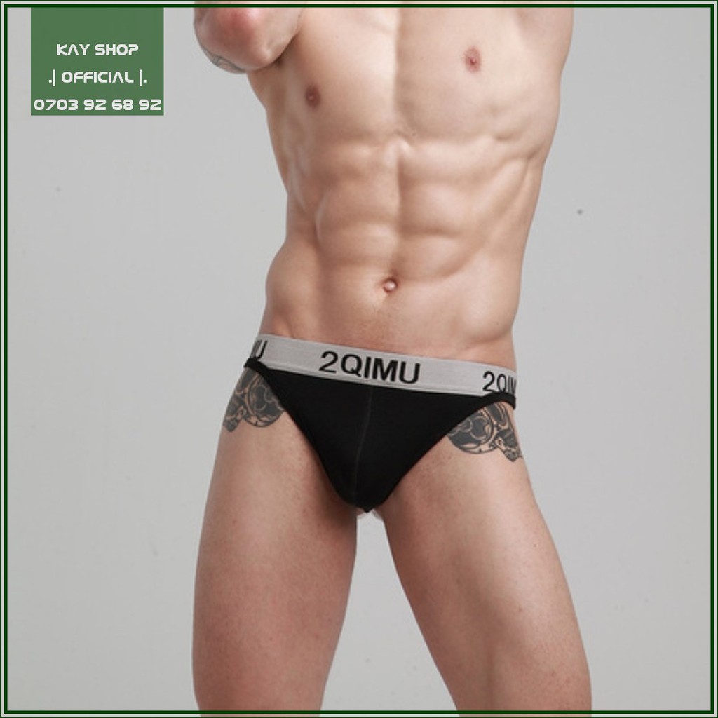 [HOT NEW] Quần lót lọt khe pha jockstrap sexy nam 2QIMU - Quần sịp nam khoe mông căng tròn quyến rũ