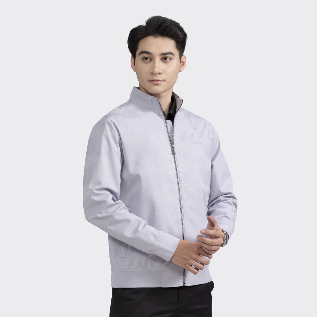 Áo khoác gió nam 2 lớp Aristino AJK046W2 Jacket dáng regularfit kẻ caro 4 màu lựa chọn vải Polyester bền màu sắc nét