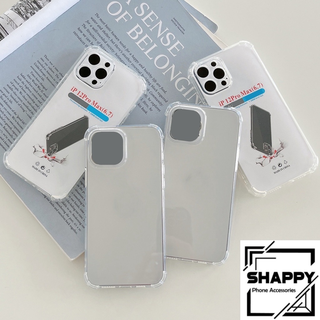 Ốp IPhone Silicon Chống Sốc 4 Góc Dày 1.5MM | Ốp Lưng Trong Suốt IPhone 6/7/8/Plus/11/12/13/Pro/Max