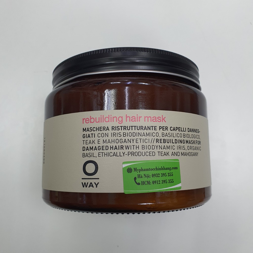 Mặt nạ tái tạo tóc OWAY ROLLAND Rebuilding Hair Mask 500ml