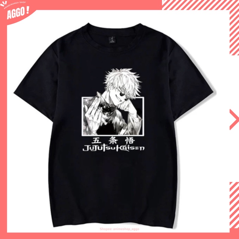 Áo Thun In Hình anime Jujutsu Kaisen - Gojo Satoru Nam Nữ Đủ Size giá rẻ