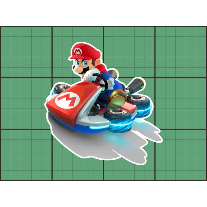 Sticker Dán Hình Mario Kart 1