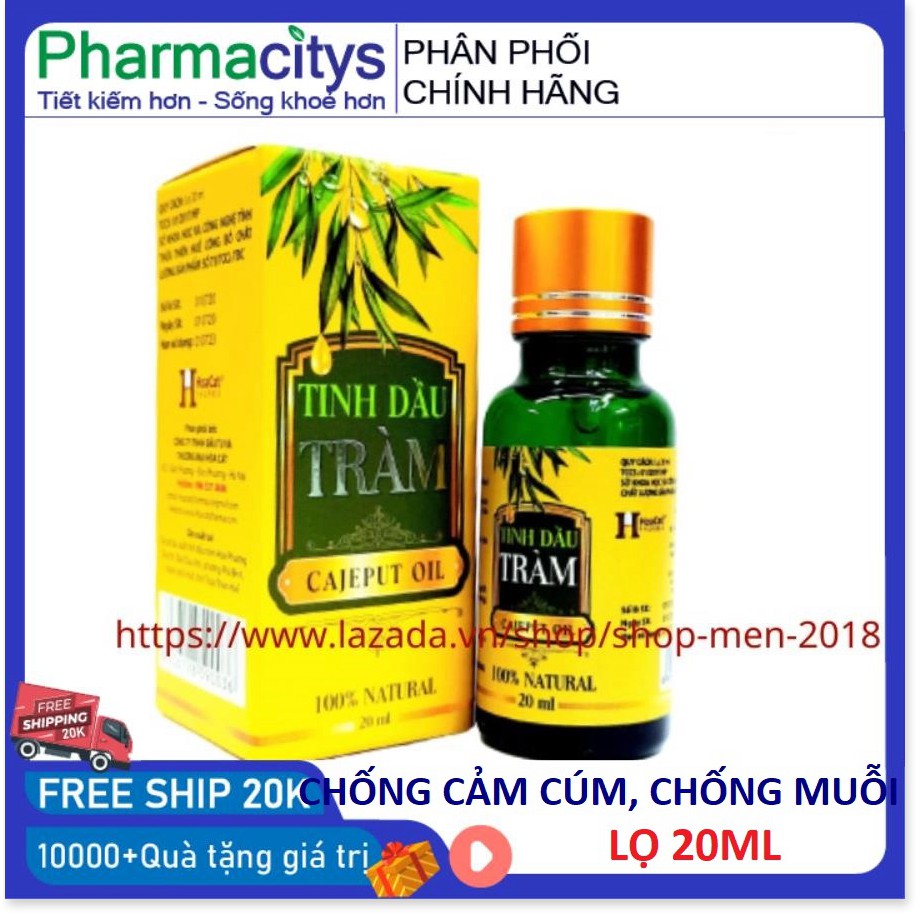 Tinh dầu tràm nguyên chất cho bé Cajeput Oil 20ml và 50ml - shop men 2018 - dau tràm- tinh dau Tràm- dầu tràm huế- dầu c