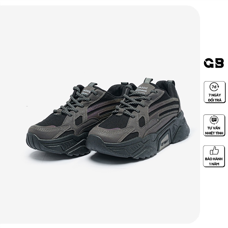 Giày Thể Thao Đế Cao 4 cm Phản Quang Cầu Vòng B916