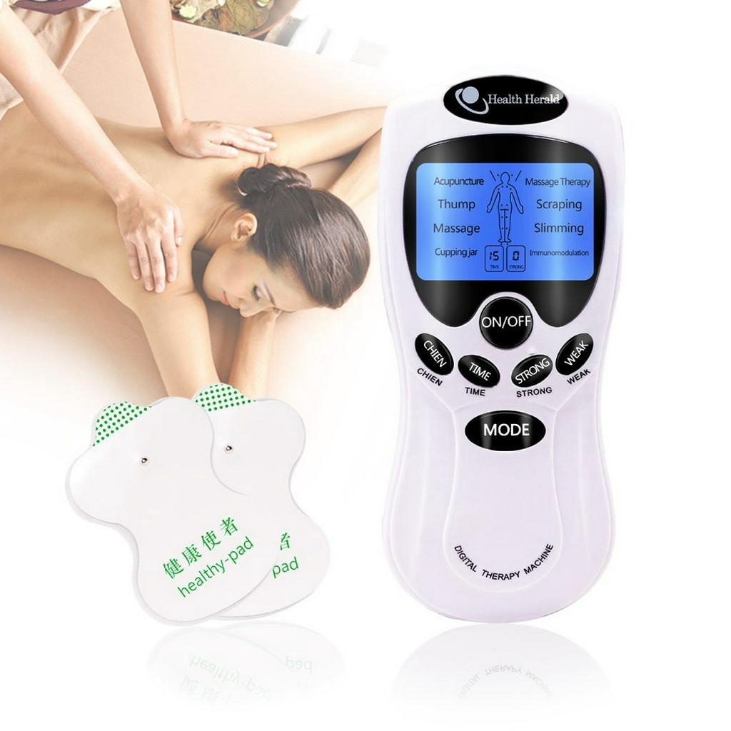 [Hàng mới về] Máy mát-xa toàn thân Salorie với 8 miếng dán chăm sóc sức khỏe