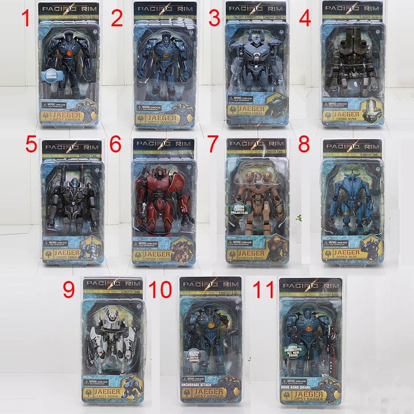 Mô Hình PVC Nhân Vật Jaeger Phim Pacific Rim 18cm NECA