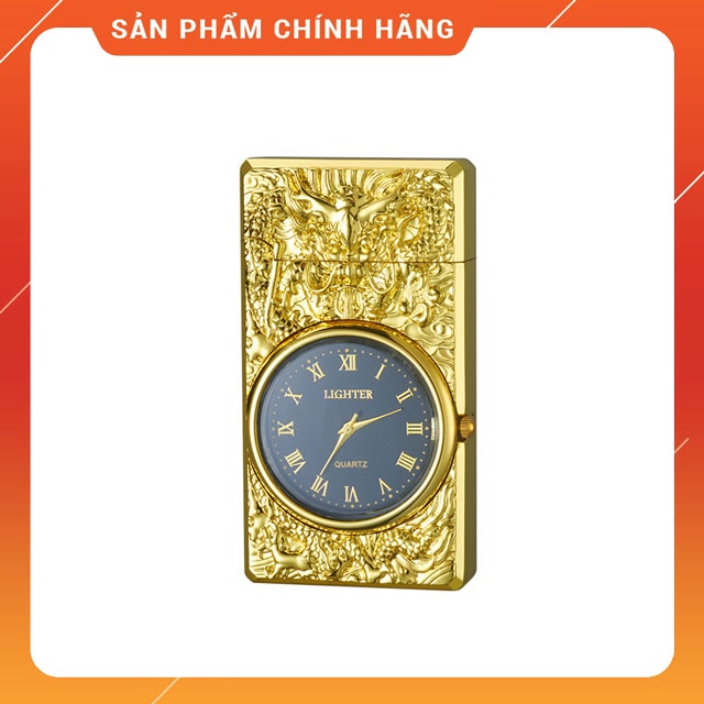 Phụ Kiện Hỗ Trợ Mồi Bếp Cồn 𝒃𝒂̣̂𝒕 𝒍𝒖̛̉𝒂 HF602 kh.....ò 1 Tia Hình Rồng Vàng Kiêm đ...ồng h...ồ La Mã