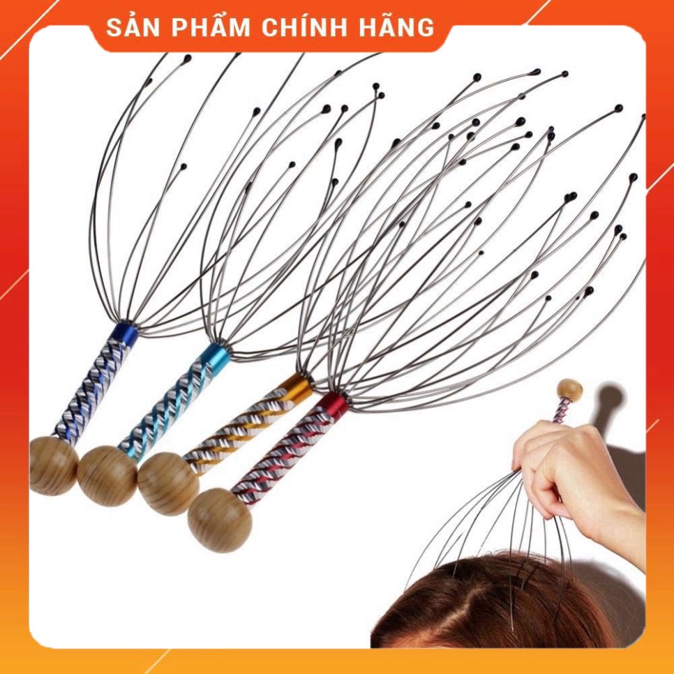 Cây gãi đầu, massage đầu thư giãn xả stress