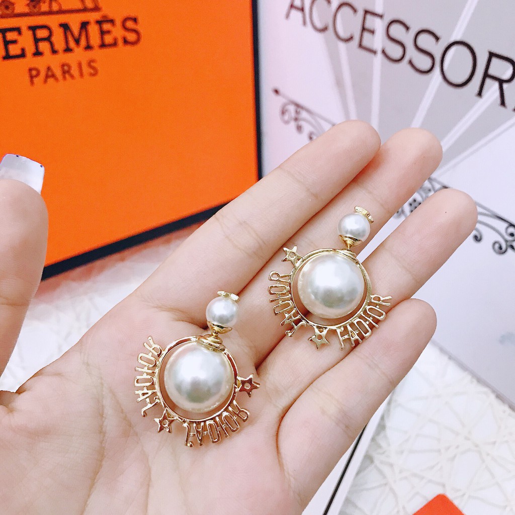 Hoa tai bông tai hiệu cao cấp V005