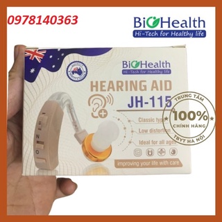Máy trợ thính không dây biohealth jh-115 - máy điếc, tai nghe trợ thính cho người già chính hãng