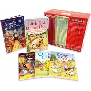 Bộ nhập - Usborne My Reading Library (50 Cuốn) - Bộ Màu Đỏ + File MP3 Usborne đỏ