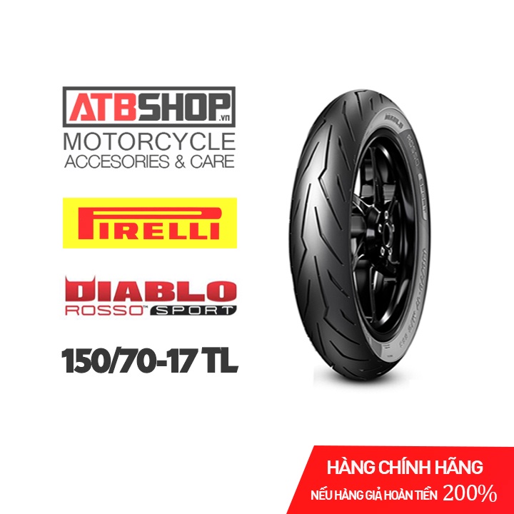 Vỏ lốp xe máy Pirelli 150/60-17 Diablo Rosso Sport