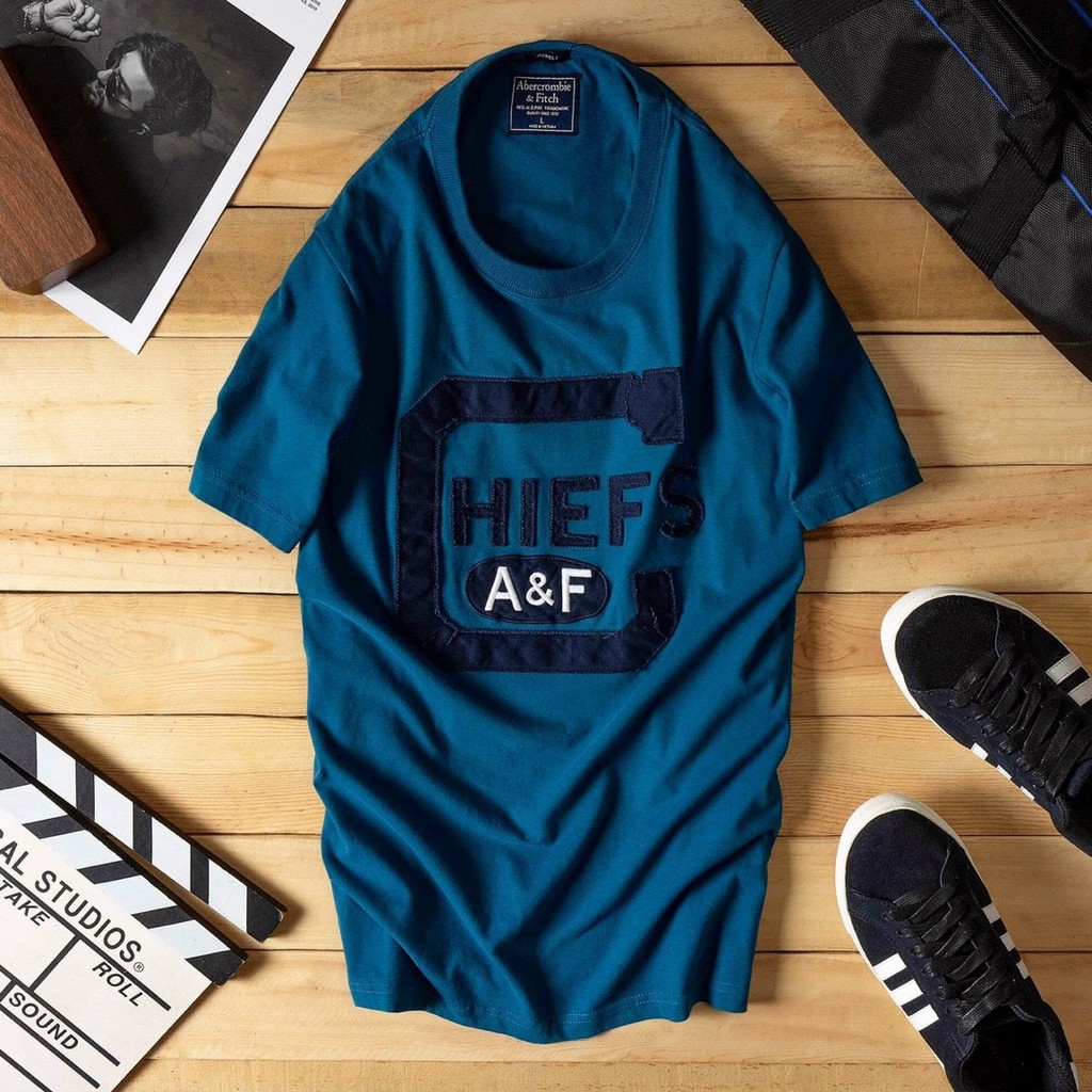 Áo thun Abercrombie & Fitch XANH DƯƠNG
