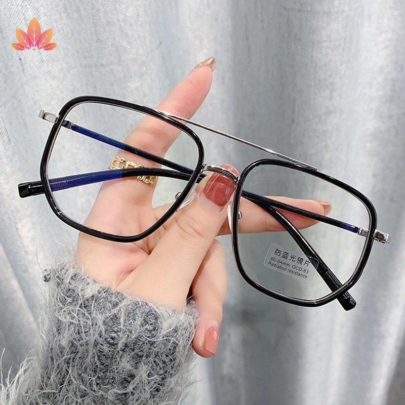 Mắt Kính Gọng Vuông Chống Bức Xạ Thời Trang Cho Nữ JP5