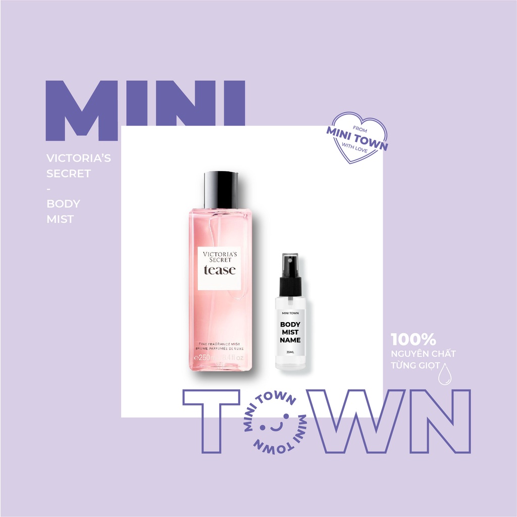 TEASE - Xịt Thơm Lưu Hương Toàn Thân Victoria's Secret FIne Fragrance Mist