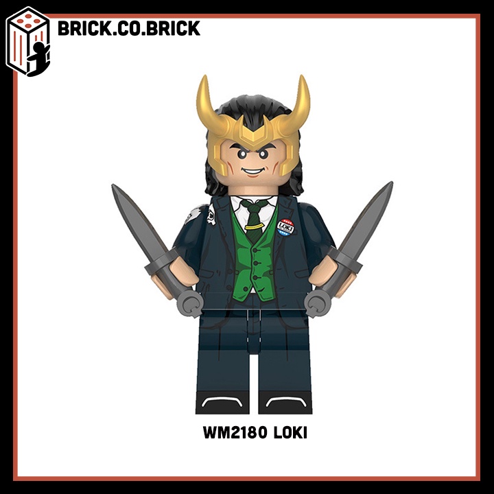 Loki Đồ Chơi Lắp Ráp Minifigure Siêu Anh Hùng Marvels Super Hero WM6118
