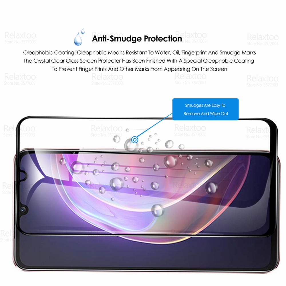 Ốp Điện Thoại Mặt Kính 9D Cho Vivo Y21 Y21S Y33S Y15S Y15A V21 V20 Pro V21E Y20 Y20S Y12S Y20i Y53S Y72 Y73S Y12 Y15 Y17 Y11 Y50 Y30 Y91 Y93 Y95 Y91C