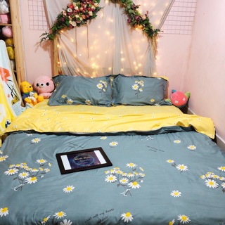 set chăn ga gối cúc họa mi ảnh thật Minhminh decor