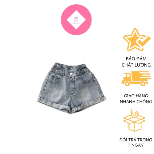 QUẦN SHORT JEAN BÉ TRAI BÉ GÁI 13-22kg