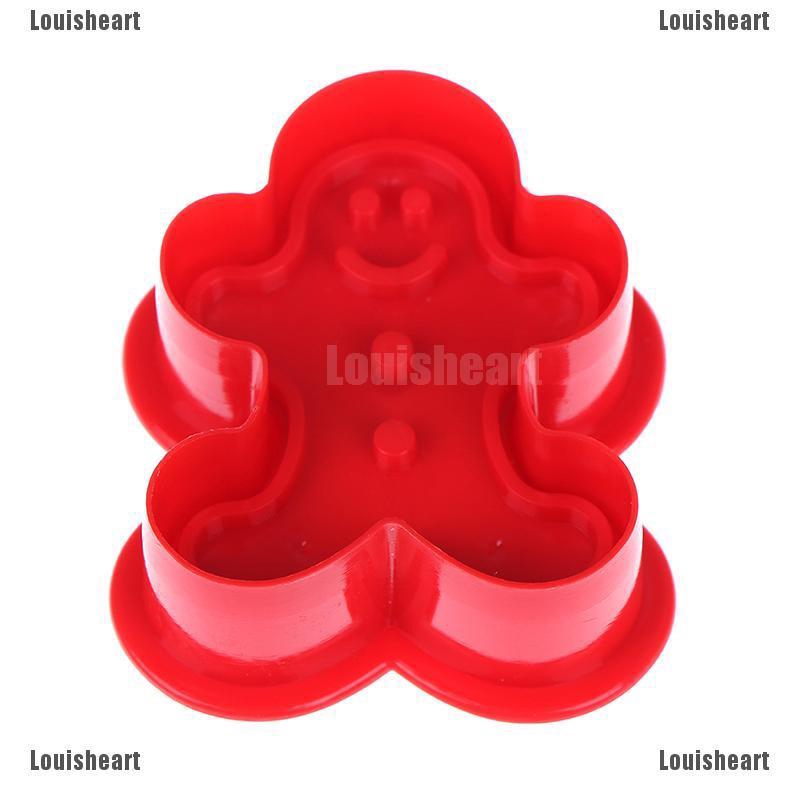 Bộ 4 Khuôn Làm Bánh Quy Hình Giáng Sinh 3d