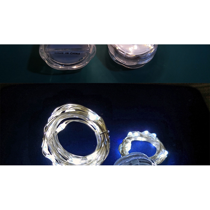 Dây đèn LED dài 1m 10 bóng/2m 20 bóng chống thấm nước