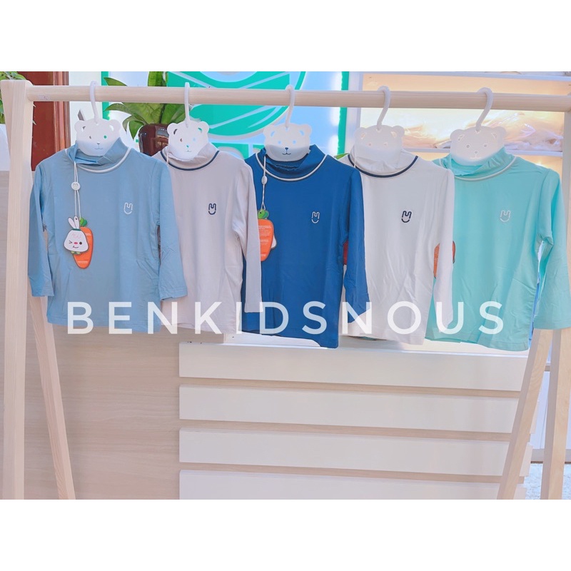 Áo giữ nhiệt cổ 3cm UalaRogo cho bé trai/bé gái