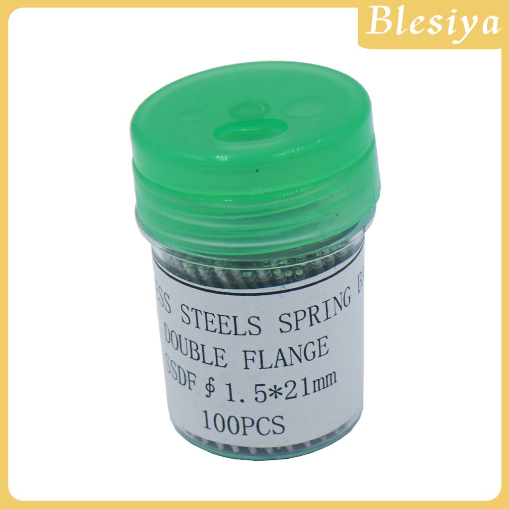 Bộ 100 chốt đồng hồ thép không gỉ 17-24mm