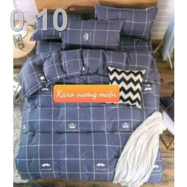 Ga Gối Trải Giường Poly Cotton 1M,1M2 nhiều mẫu đẹp(cho đệm dày 15-20cm)