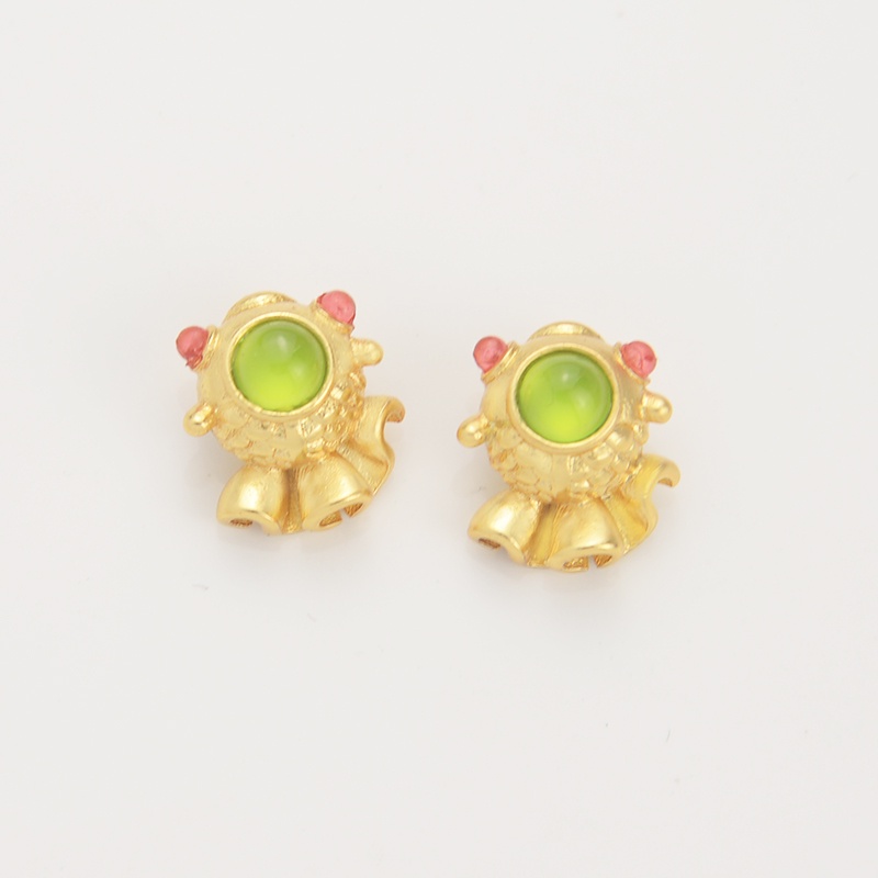 Phụ Kiện Trang Sức Hình Cá Vàng Phong Cách Nepal Cổ Điển diy