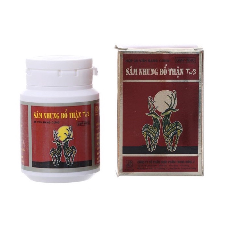 (CHÍNH HÃNG) SÂM NHUNG BỔ THẬN TW3