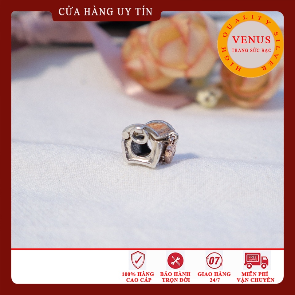 [Charm bạc 925 cao cấp] Charm bạc hình chiếc dương đựng châu báu- Mã sản phẩm VENUS117