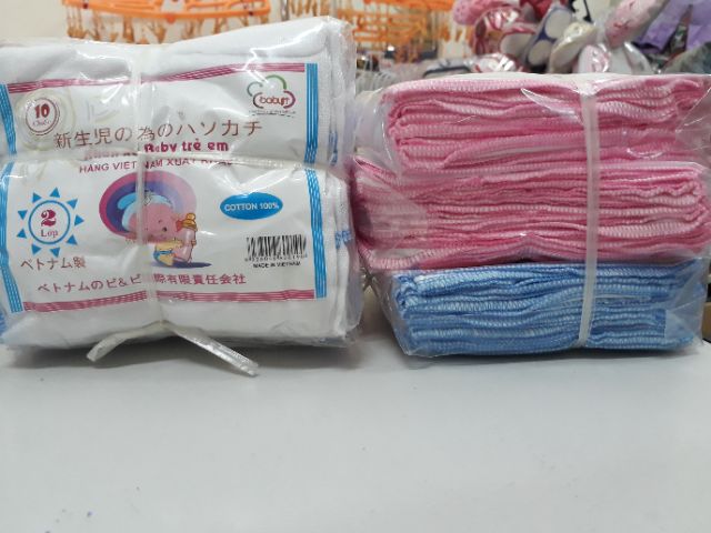 Khăn sữa xô xuất nhật 2 lớp/4 lớp
