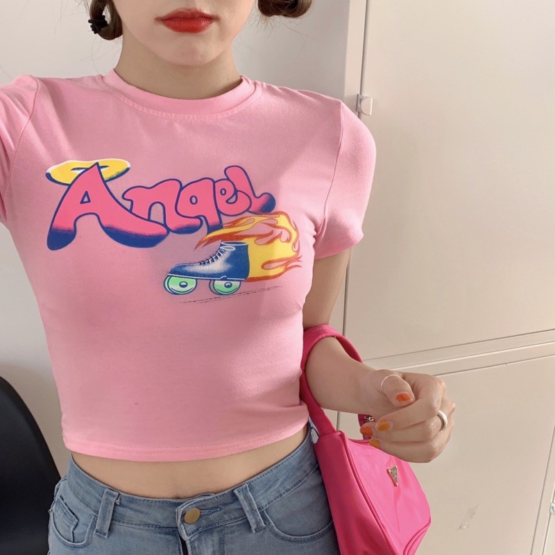 Áo ống, croptop hồng baby cá tính, gợi cảm (sẵn) | BigBuy360 - bigbuy360.vn