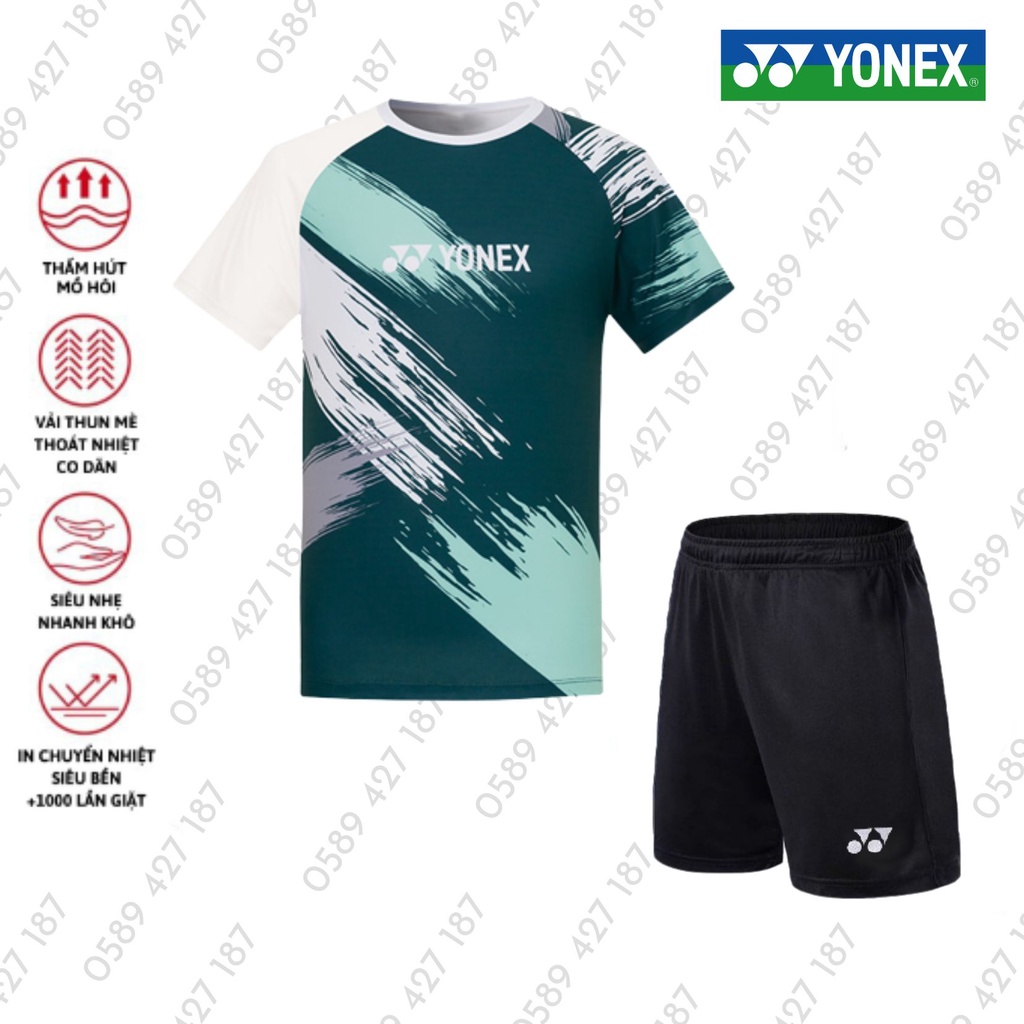 Áo cầu lông, quần cầu lông Yonex chuyên nghiệp mới nhất sử dụng tập luyện và thi đấu cầu lông M2S26