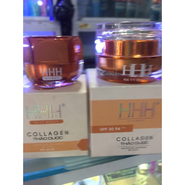 Kem HHH Collagen Mụn Thâm Trắng Da 20g