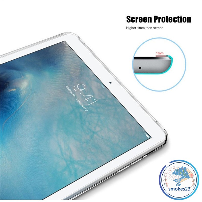 Ốp máy tính bảng trong suốt màu gradient đẹp mắt bảo vệ cho iPad 9.7 2017 2018