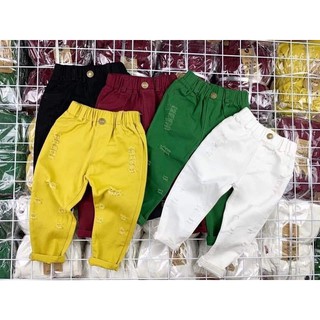 Quần kaki co giãn size nhí cho bé