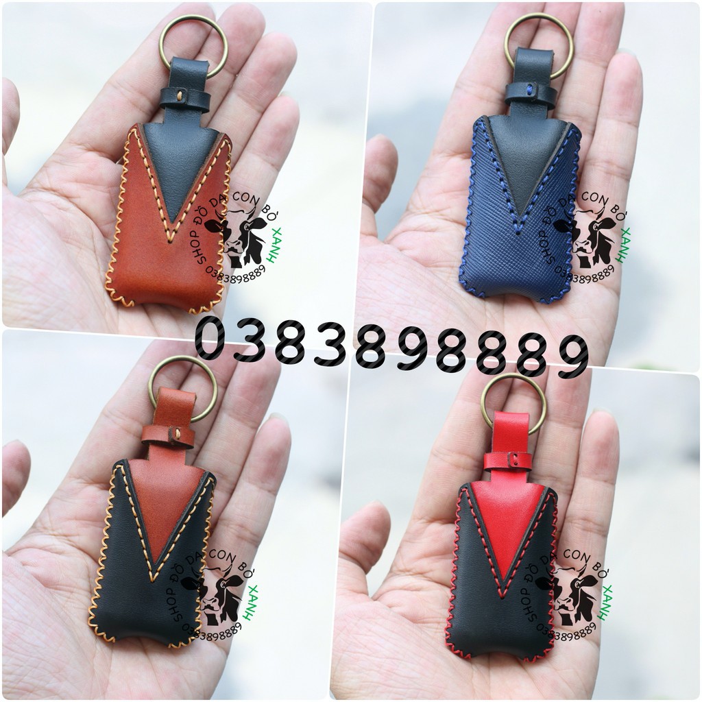 Bao Da Chìa Khóa Smartkey Yamaha NVX, Janus, Nozza Grande, FreeGo, Latte handmade da thật