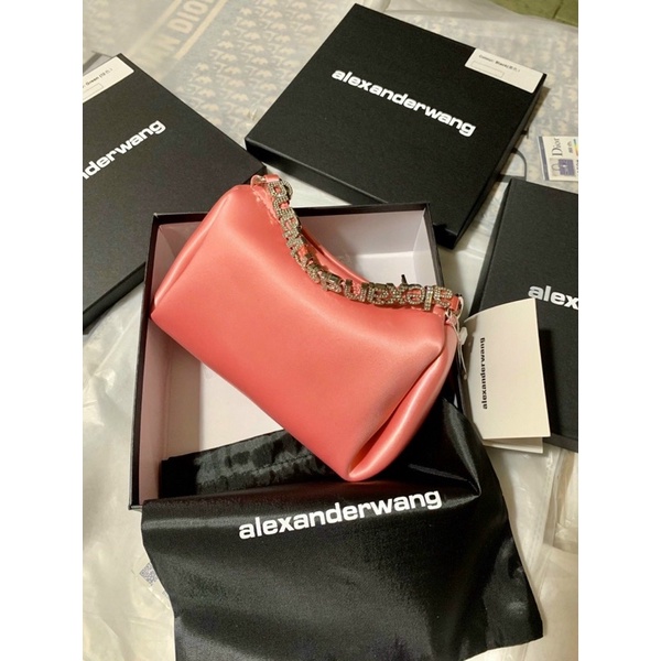 Túi Alexander Wang Scrunchie Da Bò Full Box