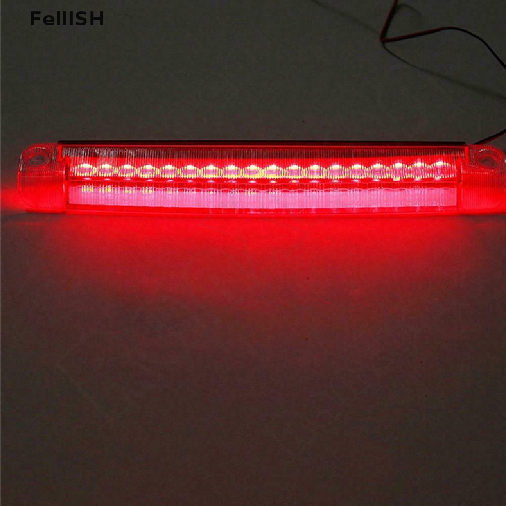 Đèn Phanh Xe Hơi 18 Bóng LED Màu Đỏ Chống Thấm Nước 439br