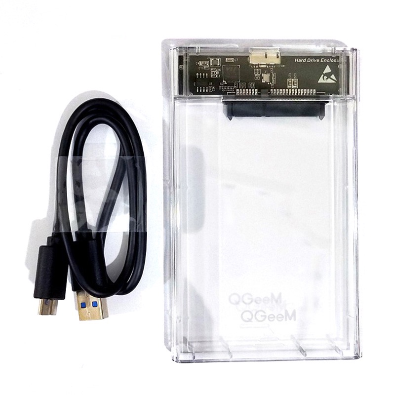 Box ổ cứng 2.5 inch trong suốt USB3.0 QGeeM C25B BX35