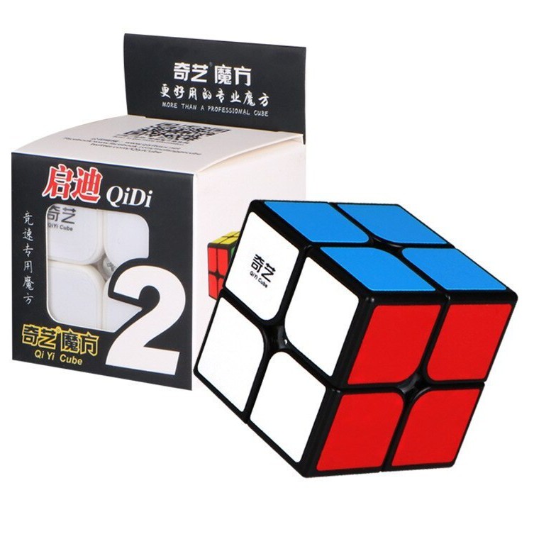 Đồ Chơi Rubik Qiyi S 2x2 Sticker - Rubik 2x2 QiYi 2 Tầng Khối Lập Phương Rubik Ma Thuật