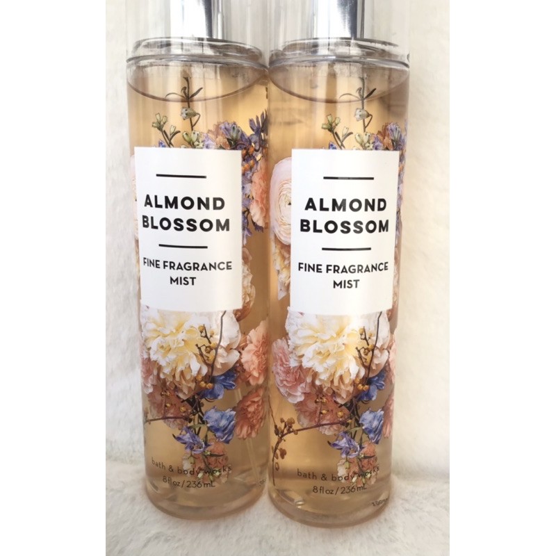 💖 𝘽𝘼𝙈𝘽𝙄 💖 Xịt thơm toàn thân ALMOND BLOSSOM Body mist Bath & Body Works 236ml